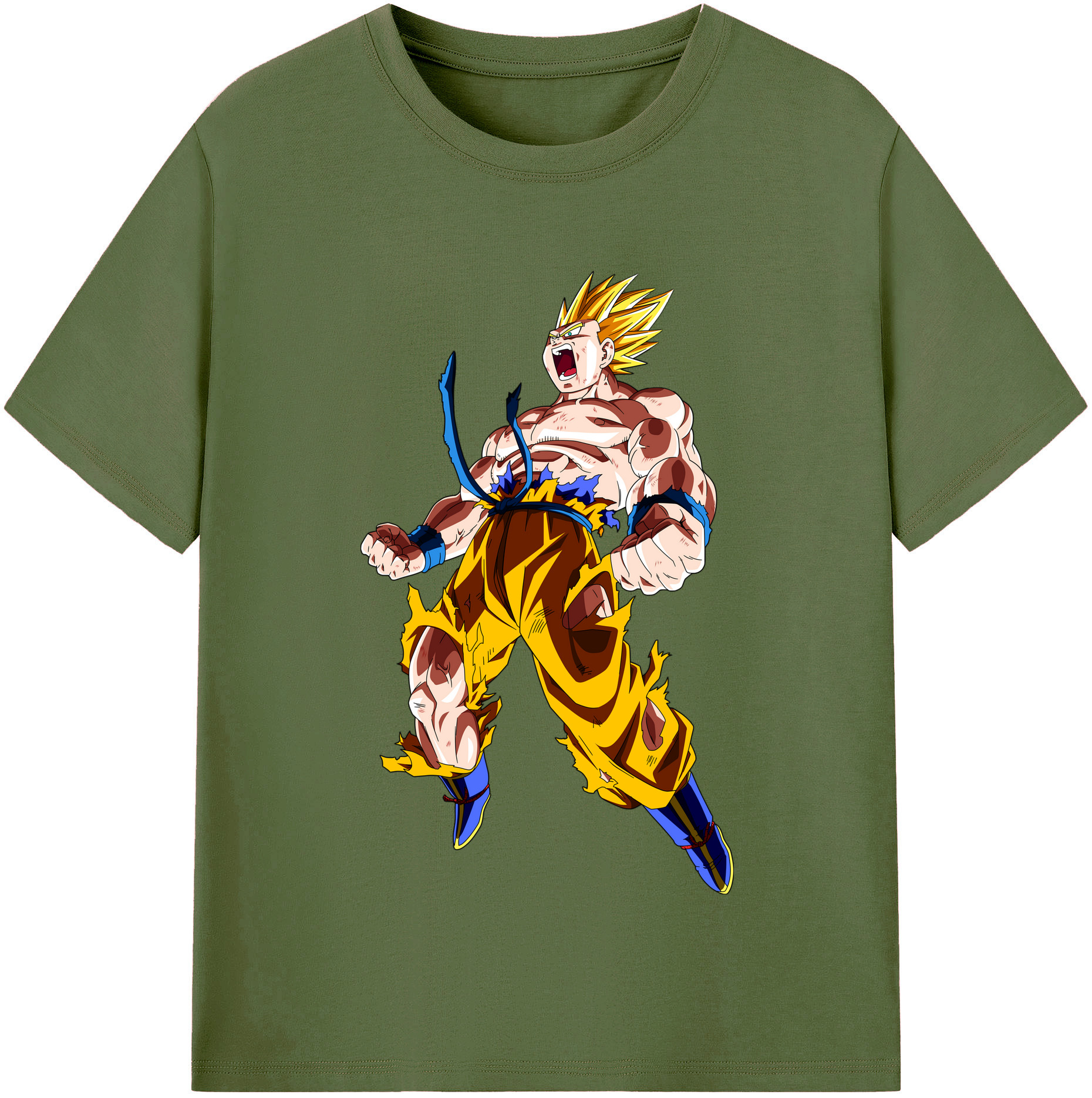 （画像用） ドラゴンボール 孫悟空（そん ごくう）Son Goku カカロット DRAGON BALL Kakarotto 綿100％半袖Tシャツ（フロントプリント）